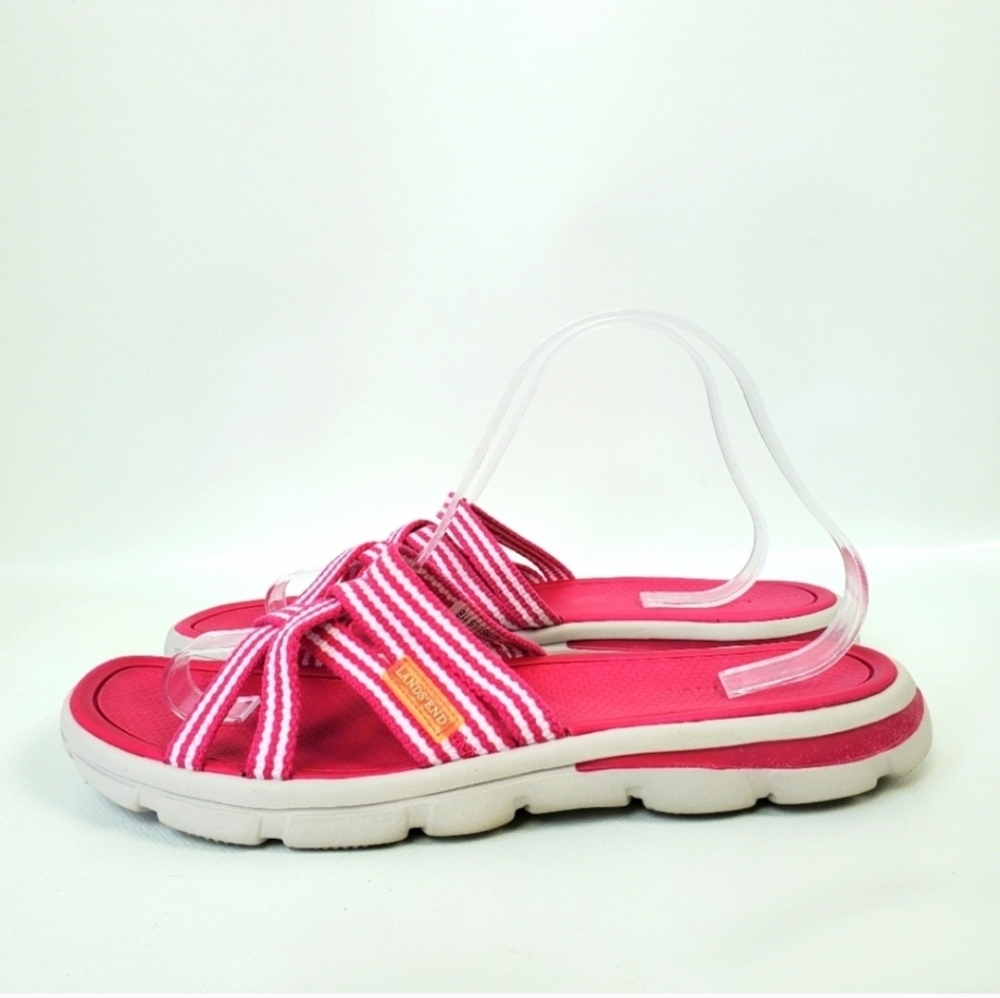 Lands' End Strappy Comfortable Sandals Flip Flops Sz 11